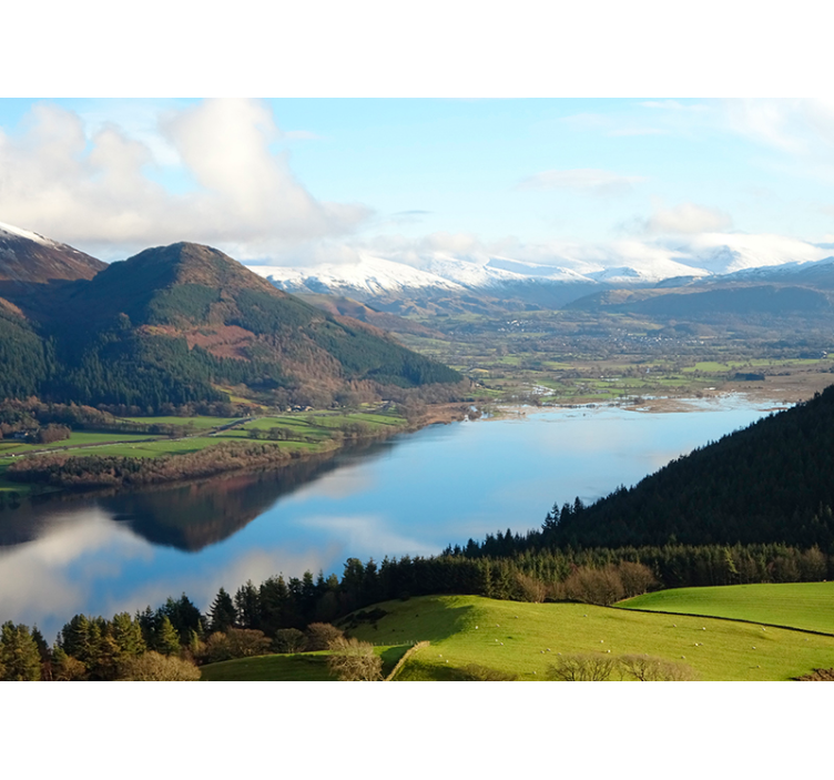 Järvialue järven valokuvatapetti - Tenstickers