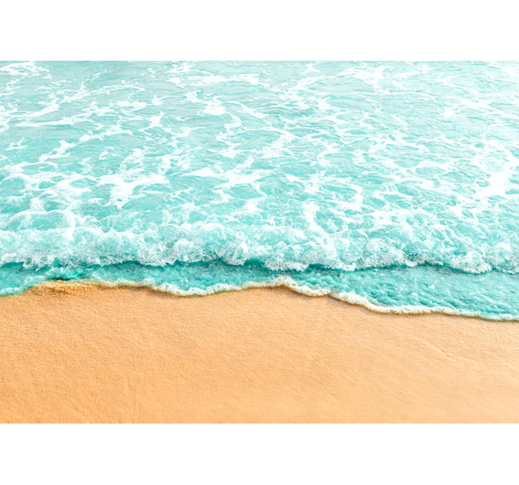 3d aallot meren valokuvatapetti - Tenstickers