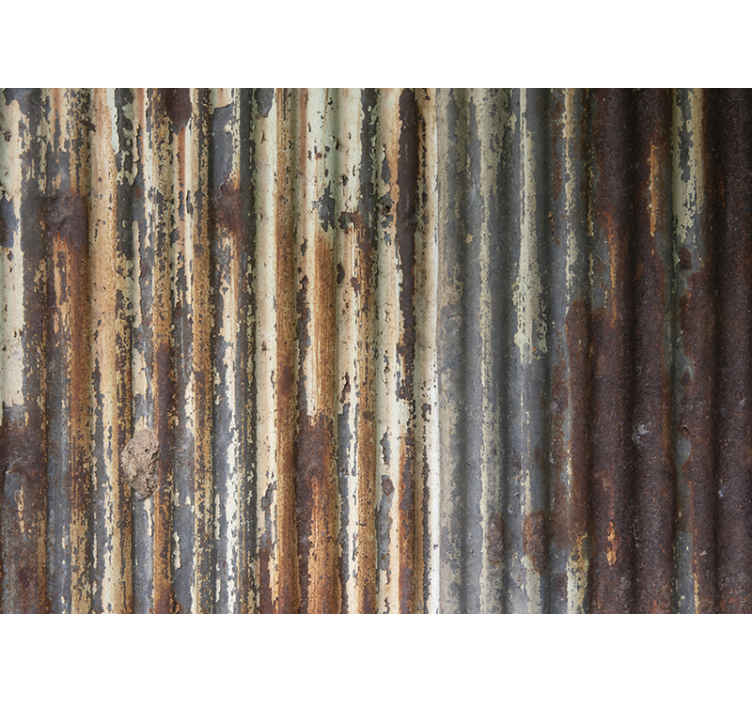 Metallilevyt valokuvavalokuvatapetti - Tenstickers