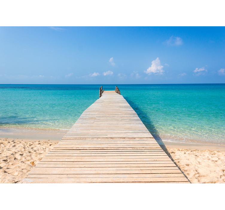 Rannalla valokuvatapetti - Tenstickers