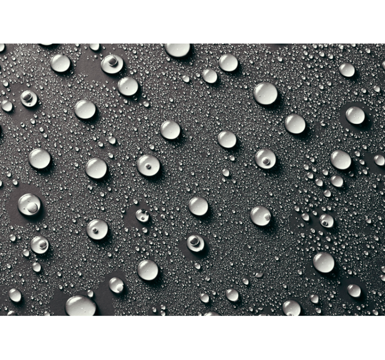 Kylpyhuone taustalla vesikuplalla wc valokuvatapetti - Tenstickers