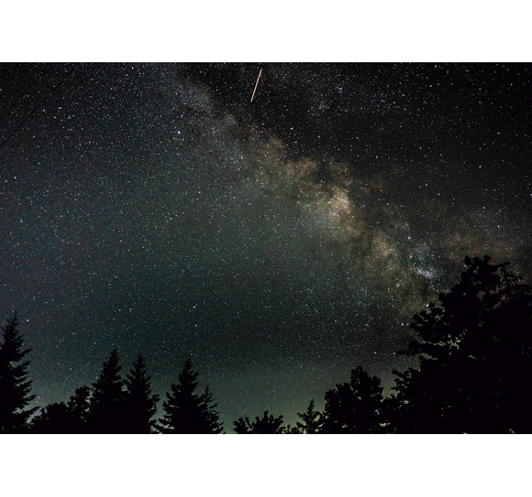 Maisema täynnä tähtiä taivas valokuvatapetti - Tenstickers