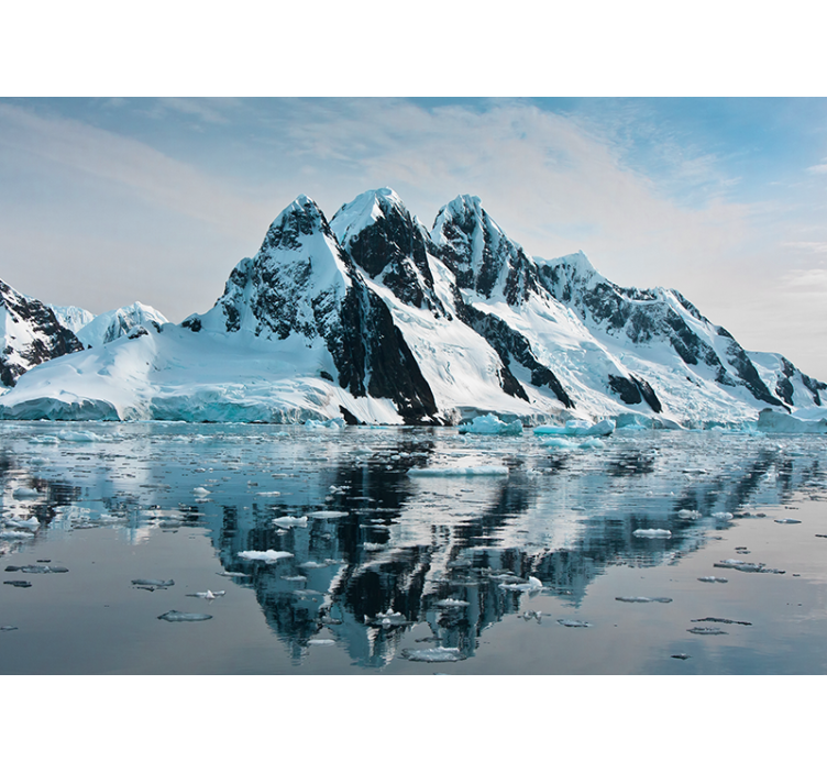 3d piilotettu jäävuori 3d valokuvatapetti - Tenstickers