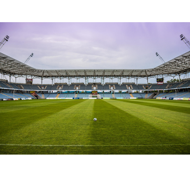 Kaupungin jalkapallokenttävalokuvatapetti - Tenstickers