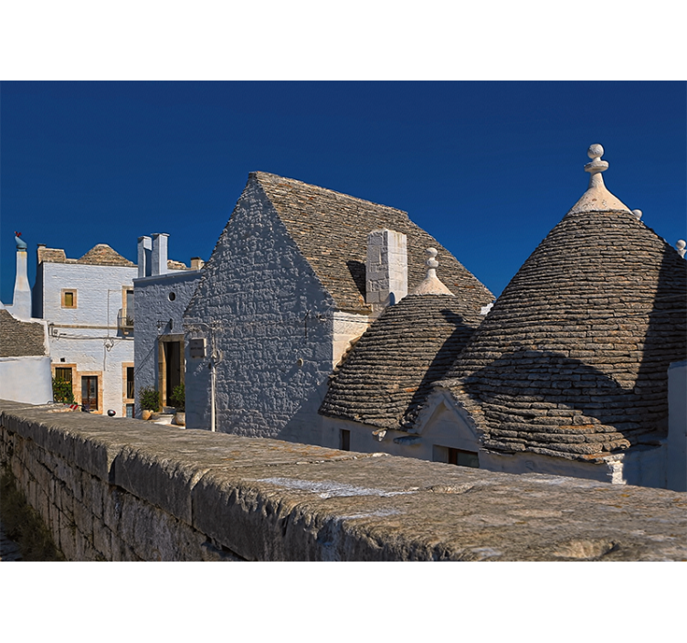 Alberobello apulia muut kaupunki ja maa valokuvatapetti - Tenstickers