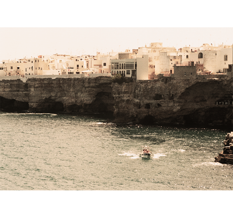 Merenrantakylä kaupunki valokuvatapetti - Tenstickers