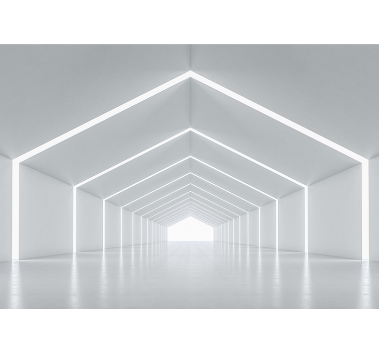 Geometrinen valorakenne moderni valokuvatapetti - Tenstickers