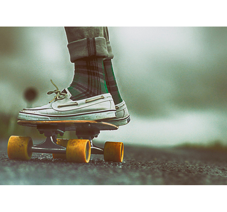 Siisti skeittilautatyyli graffiti valokuvatapetti - Tenstickers