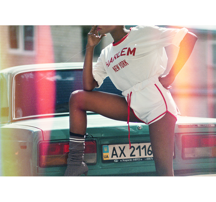 Harlem-tyylinen poseeraus ihminen valokuvatapetti - Tenstickers