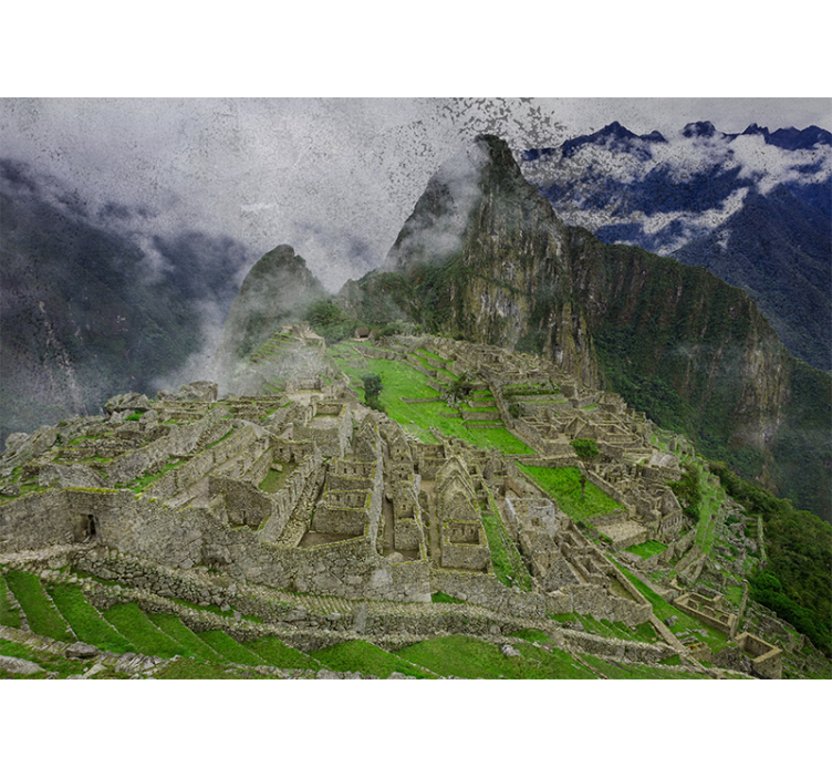 Machu picchu rauniot valokuvatapetti - Tenstickers