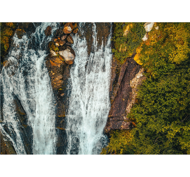 Suuri vesiputousmaisema valokuvatapetti - Tenstickers