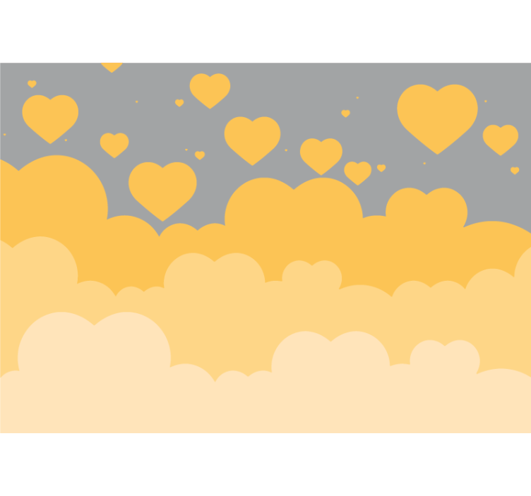 Juhla pantone rakkaus rakkaus valokuvatapetti - Tenstickers