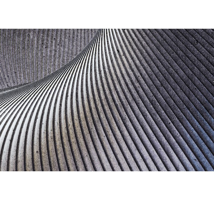 Kaarevat hiekka kuvio valokuvatapetti - Tenstickers