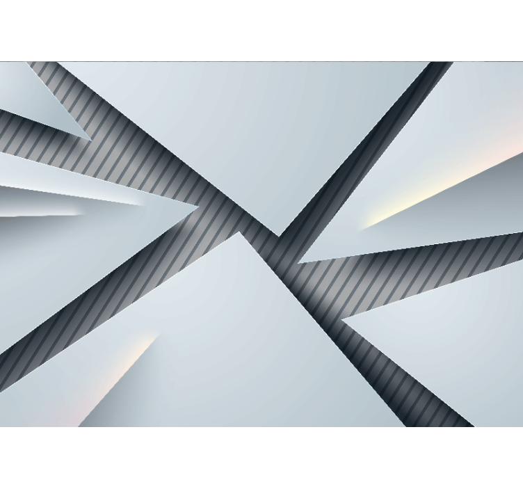 Abstrakti valokuvatapetti geometrisista kerroksista - Tenstickers