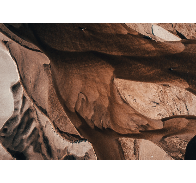 Abstrakti valokuvatapetti hiekkaiset tekstuurikuviot - Tenstickers