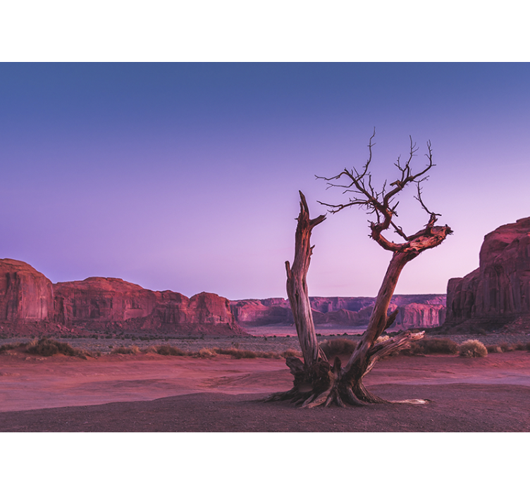 Autiomaan kivirakennelma maisema valokuvatapetti - Tenstickers