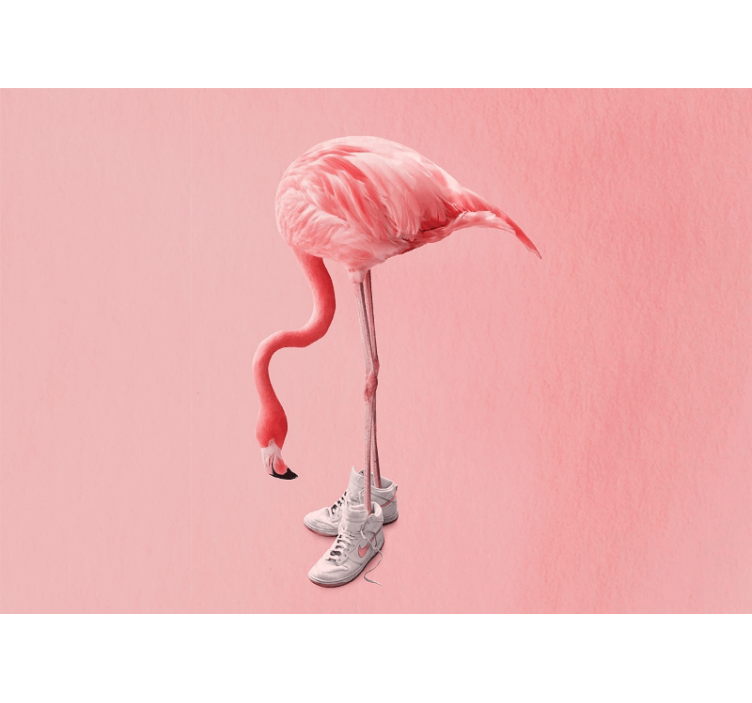Flamingo tennareissa valokuvatapetti - Tenstickers