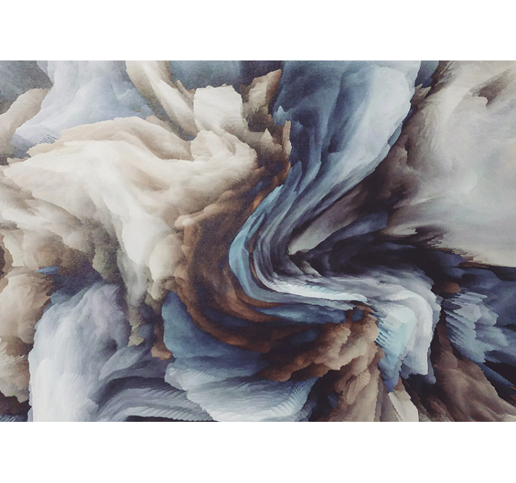 Pyörteiset tekstuurikuviot abstrakti valokuvatapetti - Tenstickers