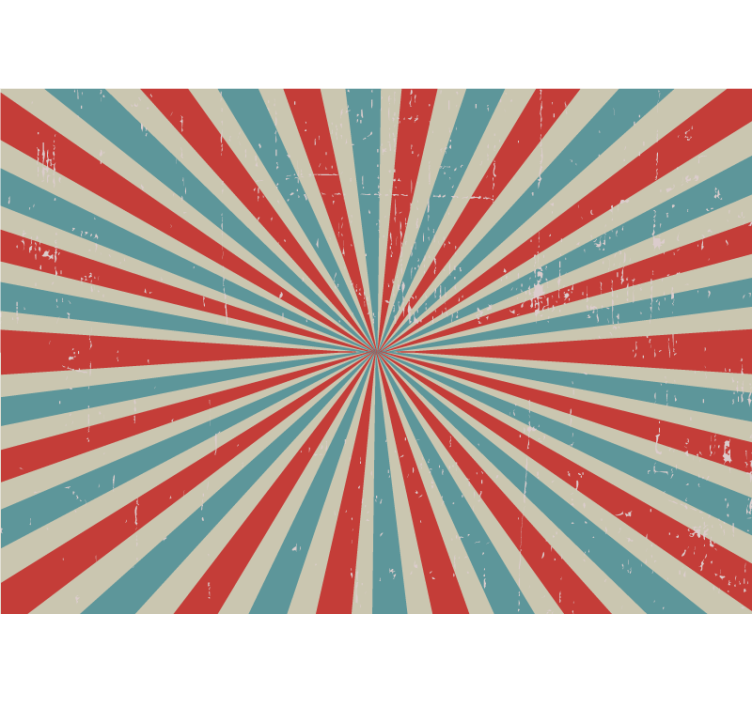 Säteilevä väriroihahdus graffiti valokuvatapetti - Tenstickers