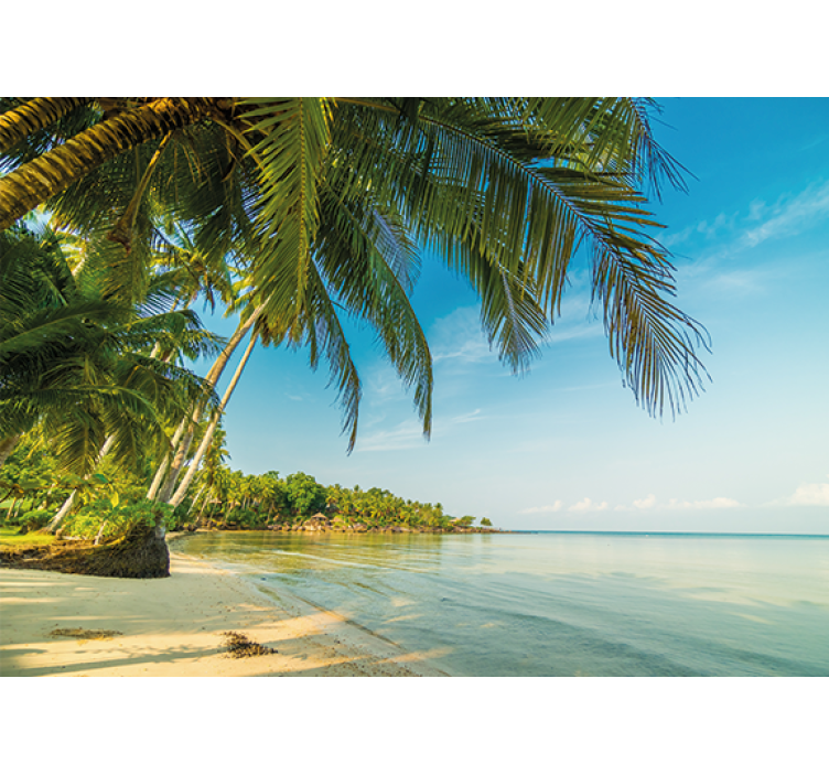 Luonto valokuvatapetti rauhallinen rannikkokuva - Tenstickers