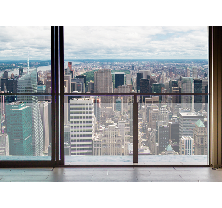 New yorkin kaupunkitaivaan valokuvatapetti - Tenstickers