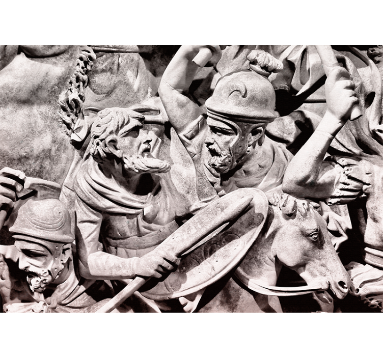 Klassinen taide valokuvatapetti muinaista taistelua - Tenstickers