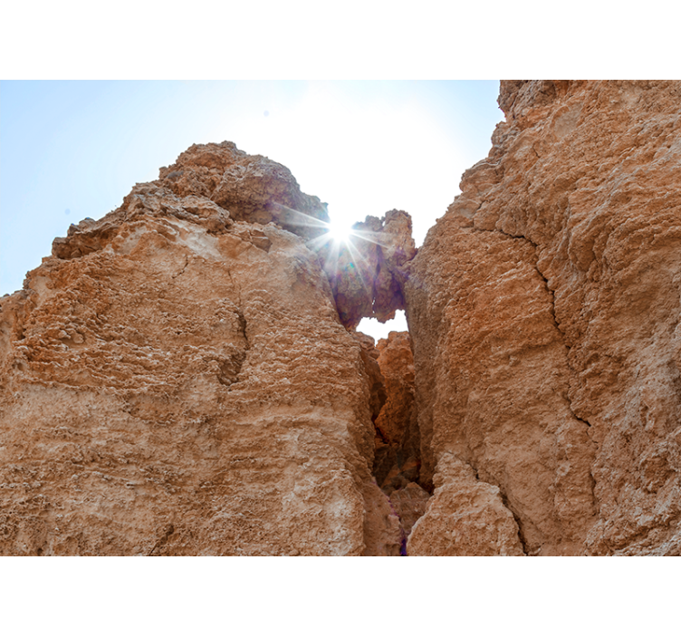 Vuori valokuvatapetti kivinen maisema - Tenstickers