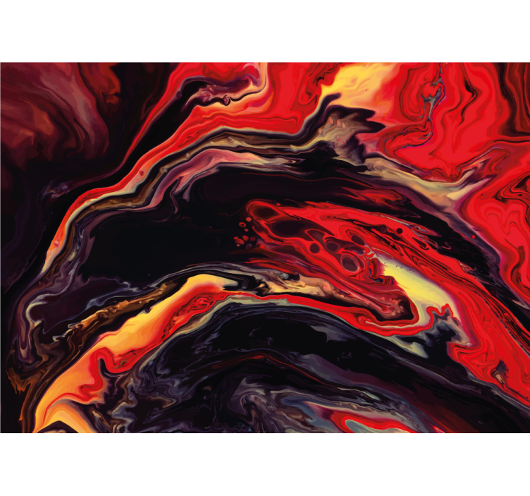 Dynaamiset pyörteiset kuvastot abstrakti valokuvatapetti - Tenstickers