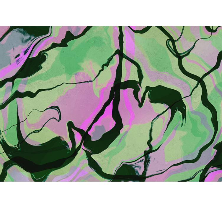 Luonnolliset muotokoot abstrakti valokuvatapetti - Tenstickers