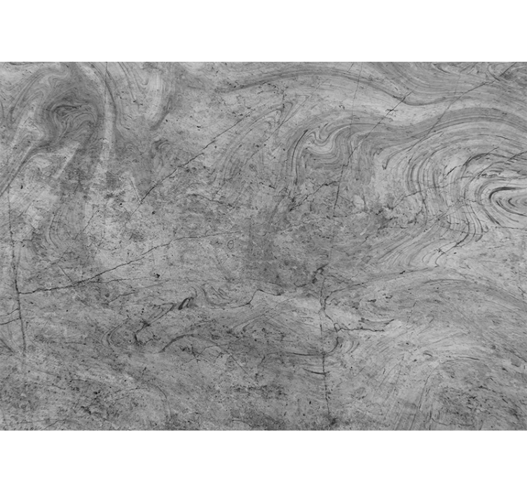 Kuvioitu harmaa marmori wc valokuvatapetti - Tenstickers