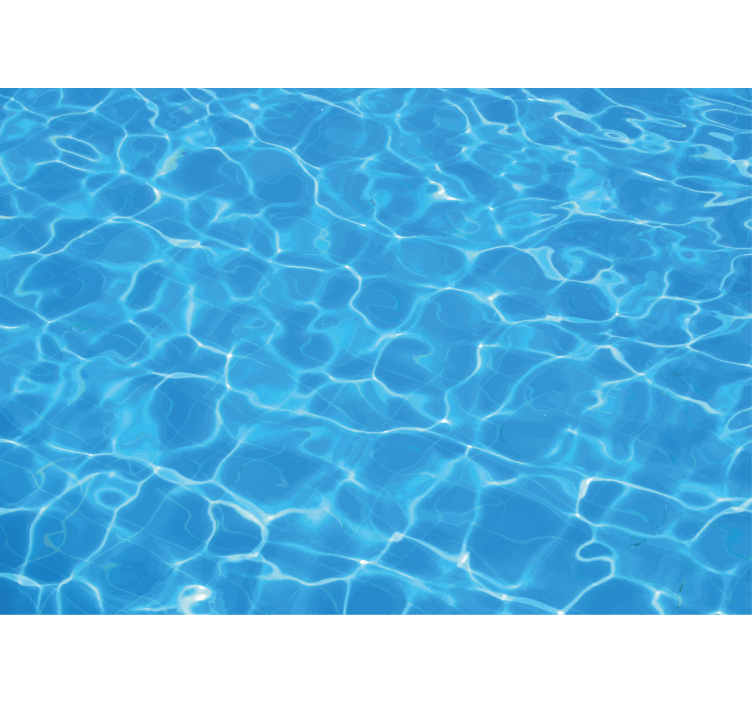 Meri kirkas vesipinta valokuvatapetti - Tenstickers