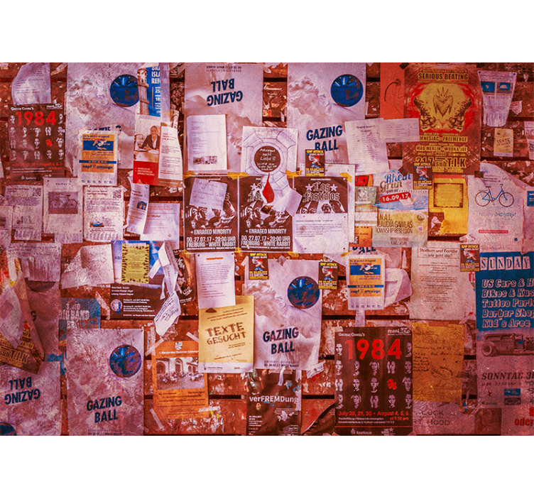 Kaupungin kollaasitapetti - Tenstickers