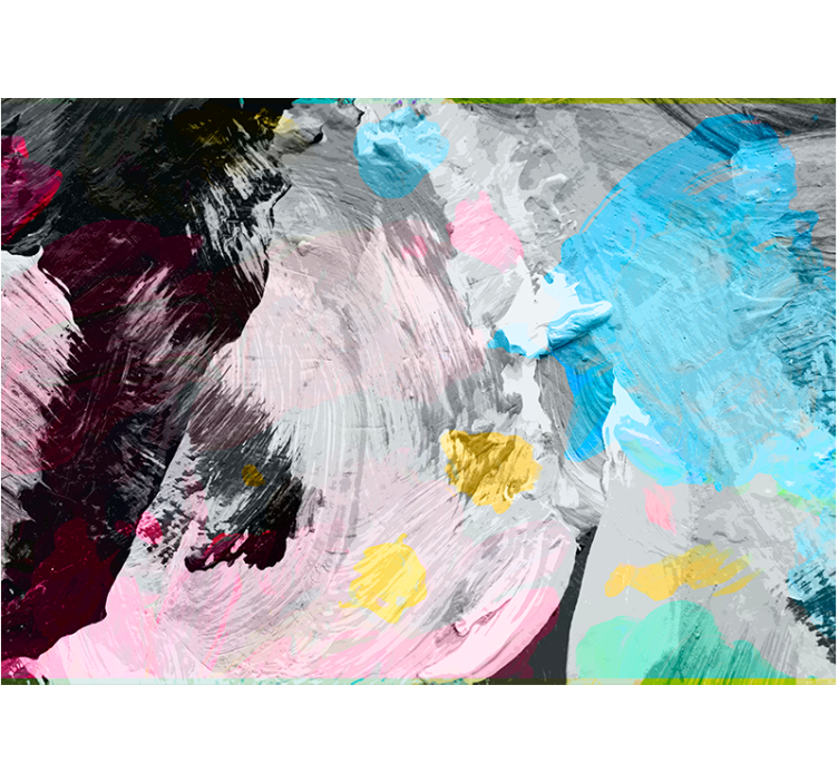 Dynaamiset maalausvedot abstrakti valokuvatapetti - Tenstickers