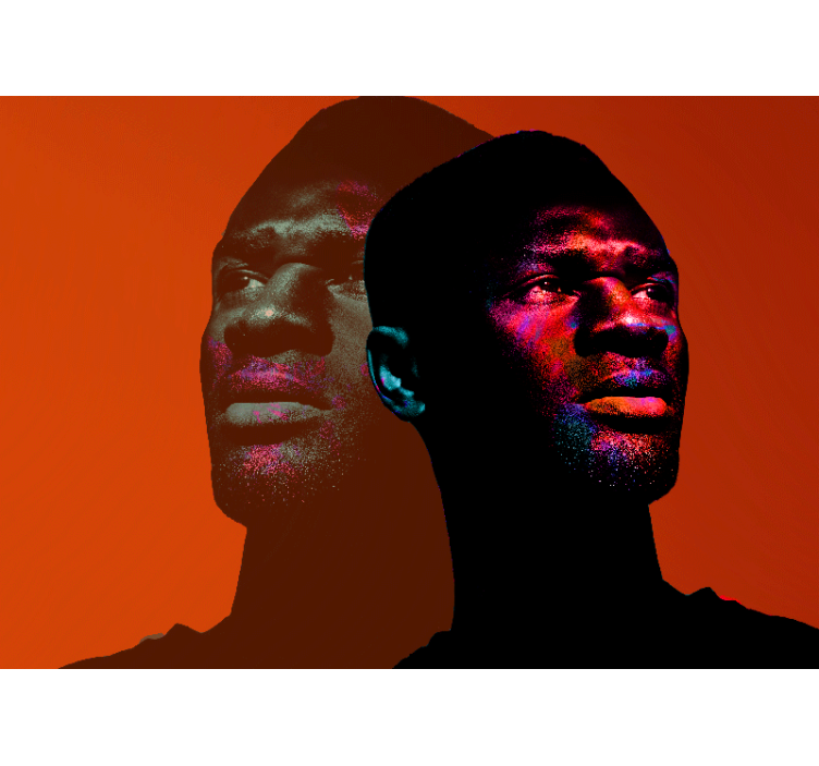 Dynaamiset muotokuvahahmotihminen valokuvatapetti - Tenstickers