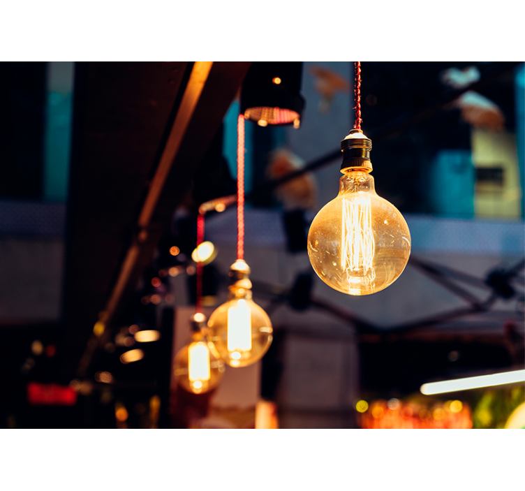 Vintagevalaisin muut tekstuurit ja kuviot valokuvatapetti - Tenstickers