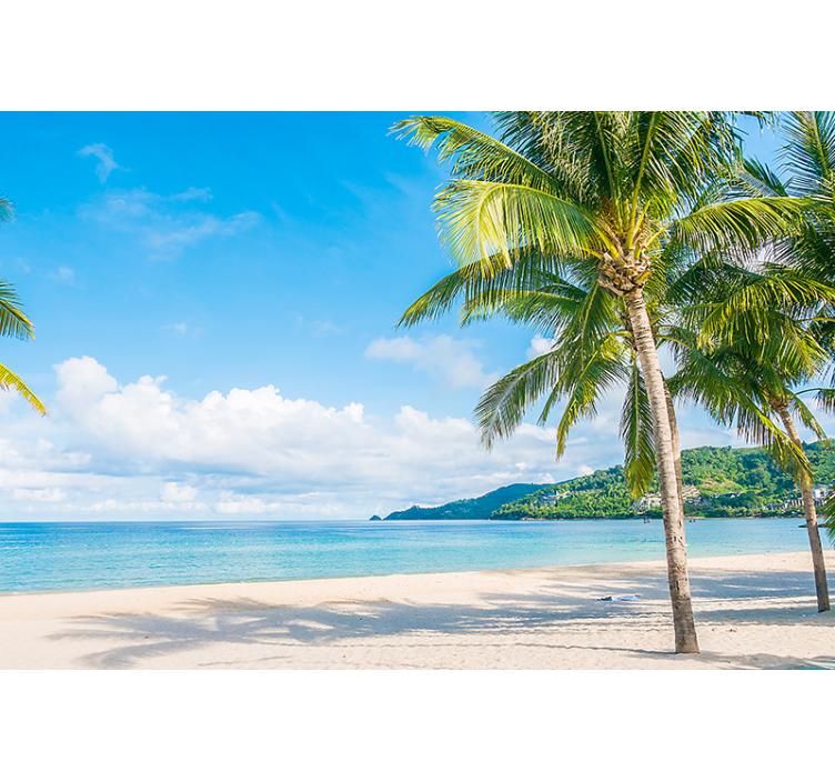 Tropiikin ranta paratiisi luonto valokuvatapetti - Tenstickers