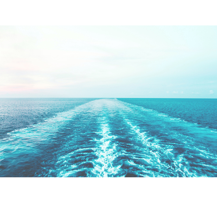 Meri horisonttinäkymä valokuvatapetti - Tenstickers
