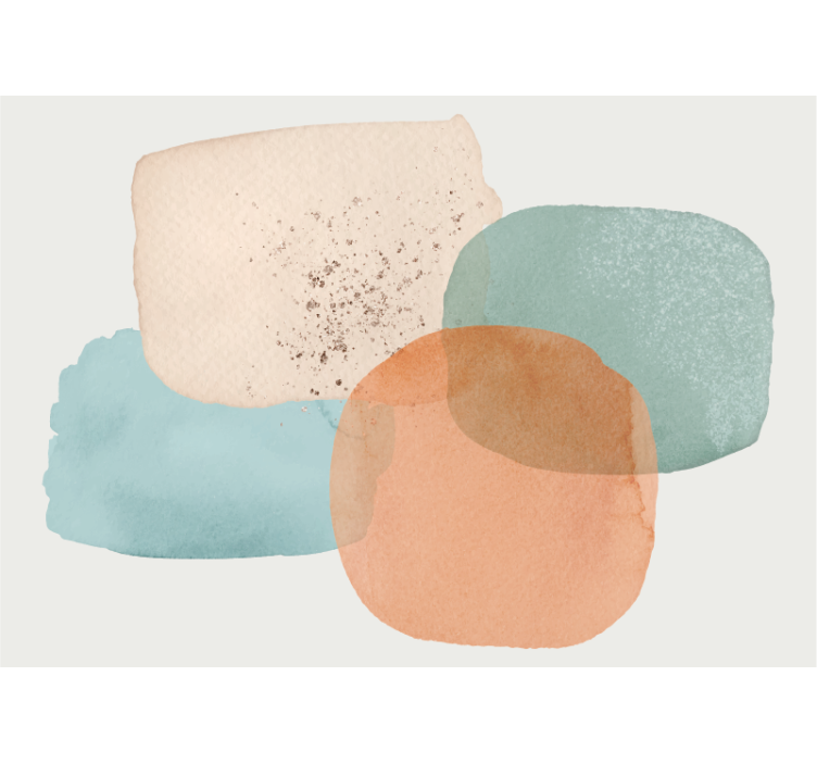 Maanväriset minimalistinen muotoilu eteinen valokuvatapetti - Tenstickers