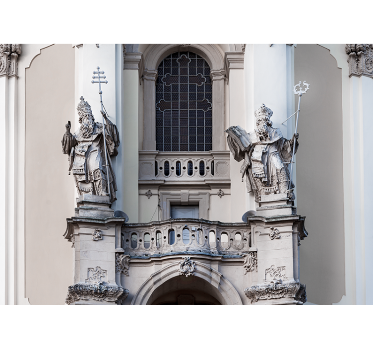 Klassinen taide valokuvatapetti kuninkaiden patsaat - Tenstickers