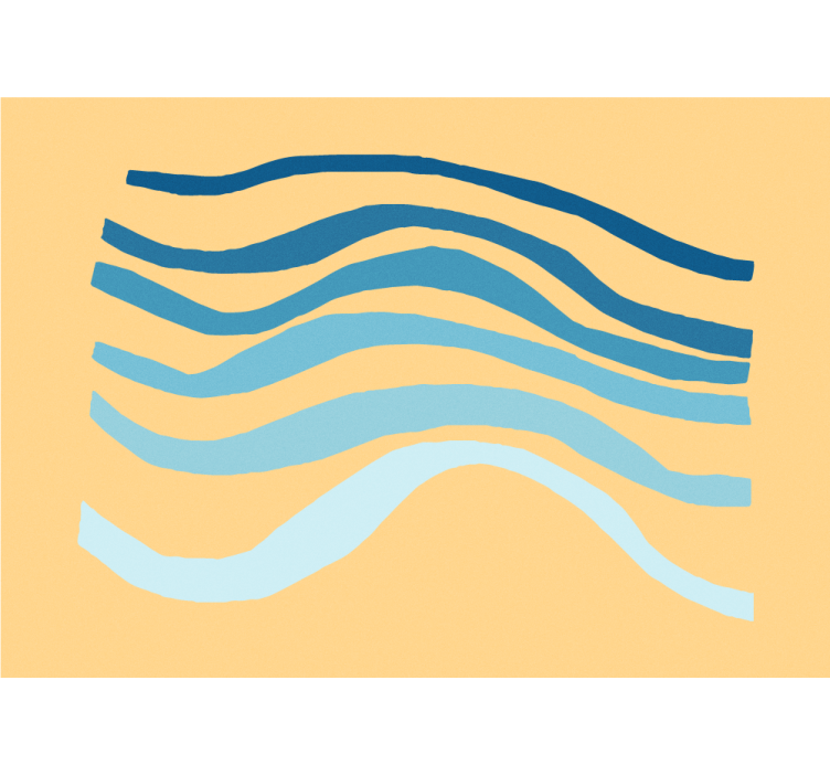 Abstrakti valokuvatapetti aaltoileva viivatekstuuri - Tenstickers