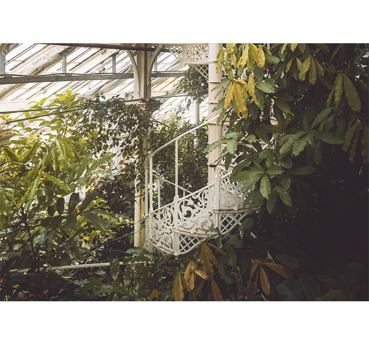 Vihreä vehreys luonto valokuvatapetti - Tenstickers