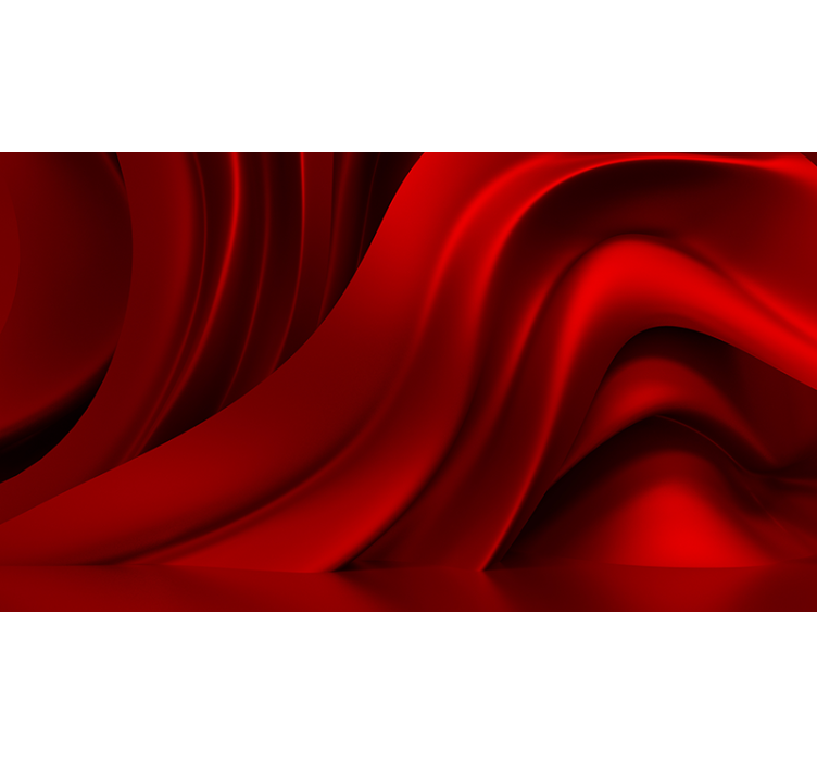 Satiini aalto kuvio valokuvatapetti - Tenstickers