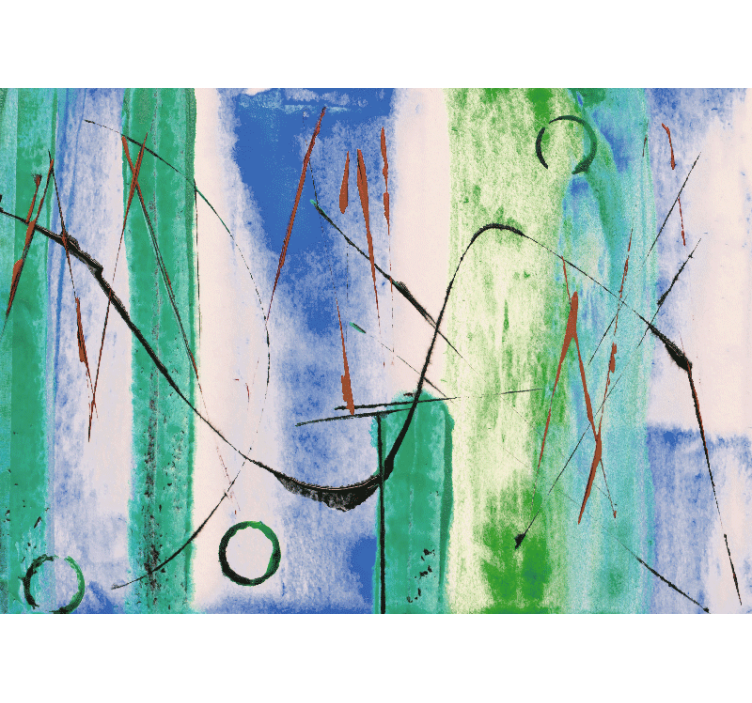 Dynaamiset viivakuviot abstrakti valokuvatapetti - Tenstickers