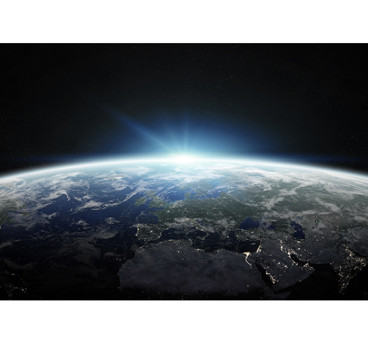 Maapallo hohteessa avaruus tapetti - Tenstickers