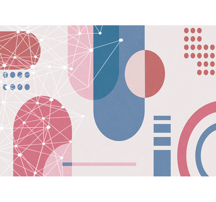 Geometriset muodot verkosto - Tenstickers