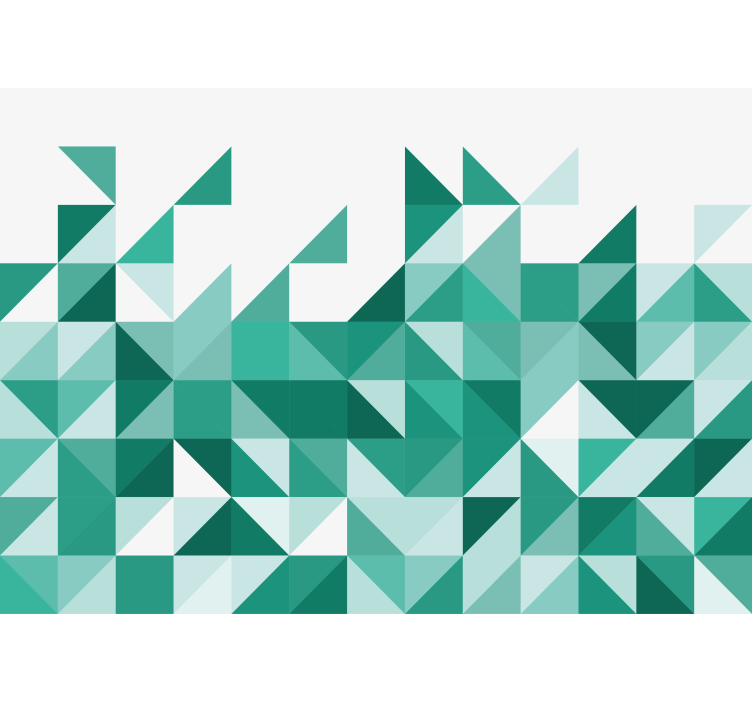 Abstrakti valokuvatapetti kolmiogeometrialla - Tenstickers