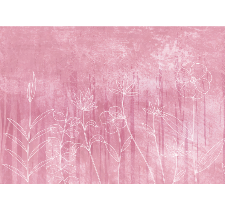 Herkät kukkakuviot valokuvatapetti - Tenstickers