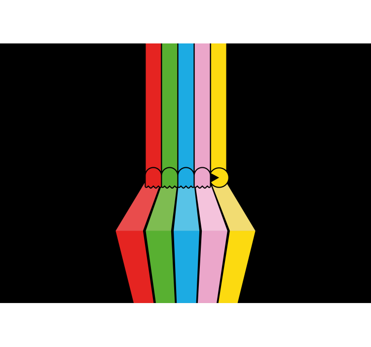 Värikkäät lyijykynävedot graffiti valokuvatapetti - Tenstickers