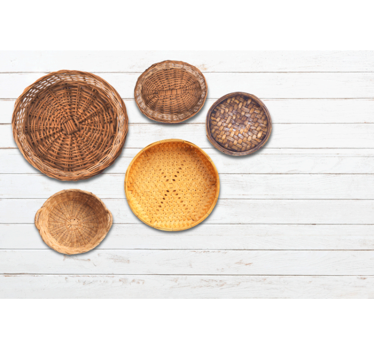 "boho" seinäkoristelu abstrakti valokuvatapetti - Tenstickers