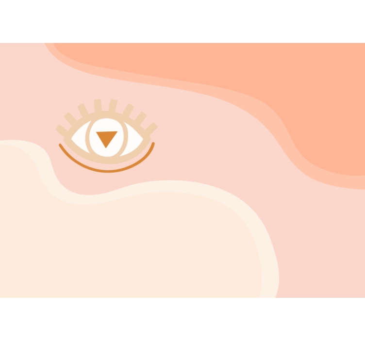 Abstrakti silmämallinen valokuvatapetti - Tenstickers